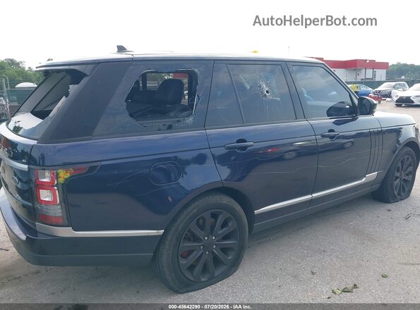 SALGS2PF0GA293636 2016 LAND ROVER RANGE ROVER Blue Դիմացի տեսք