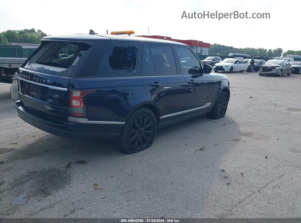 SALGS2PF0GA293636 2016 LAND ROVER RANGE ROVER Blue Հետևի աջ