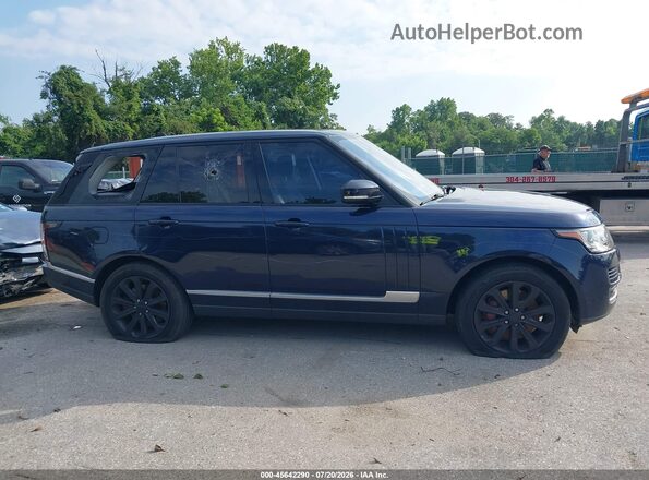 SALGS2PF0GA293636 2016 LAND ROVER RANGE ROVER Blue Սալոնի հետևի տեսք