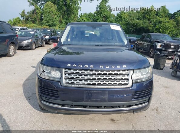 SALGS2PF0GA293636 2016 LAND ROVER RANGE ROVER Blue Սարքավորումների վահանակի տեսք