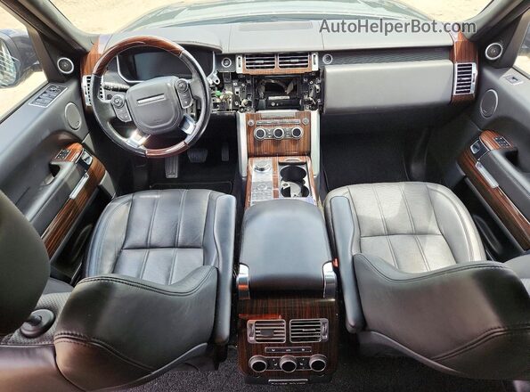 SALGS2PF2GA292343 2016 LAND ROVER RANGE Black Առջևի վահանակի տեսք