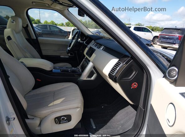 SALGS2PF6GA304266 2016 LAND ROVER RANGE ROVER White Вид салону спереду