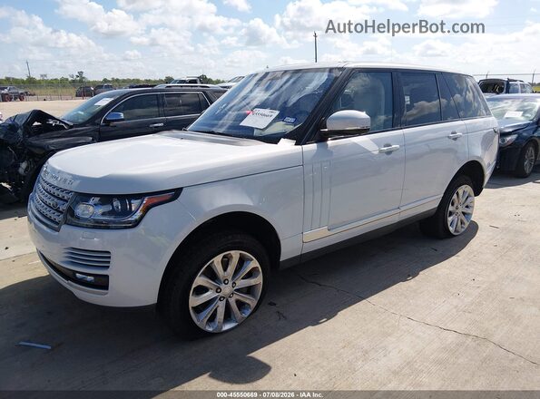 SALGS2PF6GA304266 2016 LAND ROVER RANGE ROVER White Передня ліва чверть