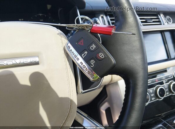SALGS2PF6GA304266 2016 LAND ROVER RANGE ROVER White Вид панелі приладів