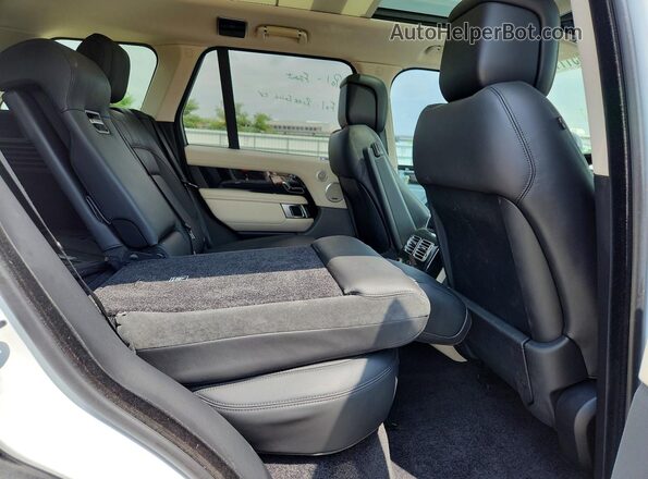 SALGS2RE3KA552116 2019 LAND ROVER RANGE White Widok wnętrza z tyłu