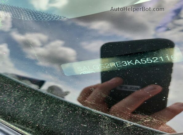 SALGS2RE3KA552116 2019 LAND ROVER RANGE White Widok wnętrza 360 stopni