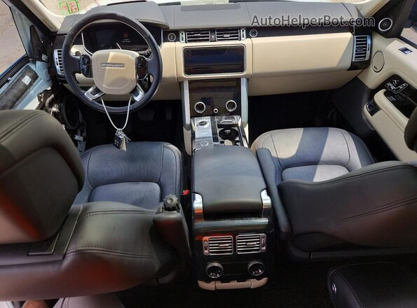 SALGS2RE3KA552116 2019 LAND ROVER RANGE White Widok deski rozdzielczej