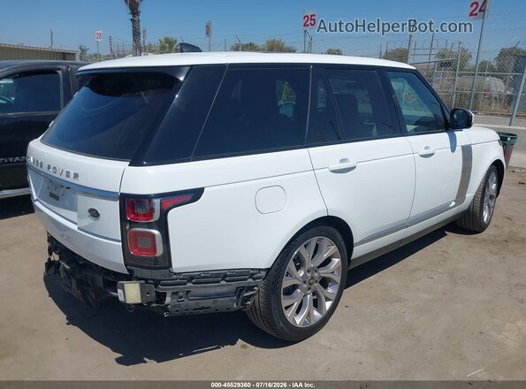 SALGS2RE6JA383739 2018 LAND ROVER RANGE ROVER White Tył prawy