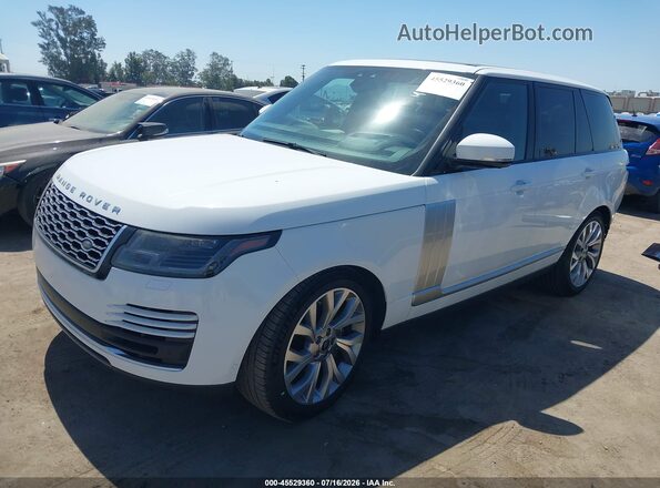 SALGS2RE6JA383739 2018 LAND ROVER RANGE ROVER White Przód lewy