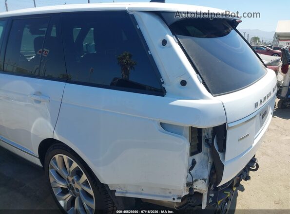 SALGS2RE6JA383739 2018 LAND ROVER RANGE ROVER White 
