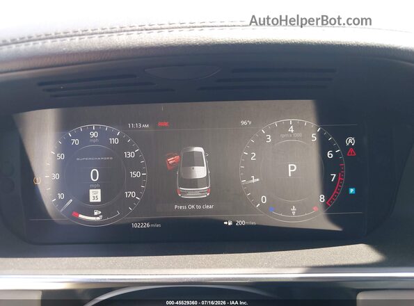 SALGS2RE6JA383739 2018 LAND ROVER RANGE ROVER White Widok tylnych siedzeń