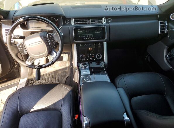 SALGS2RE6KA520938 2019 LAND ROVER RANGE Black Widok deski rozdzielczej