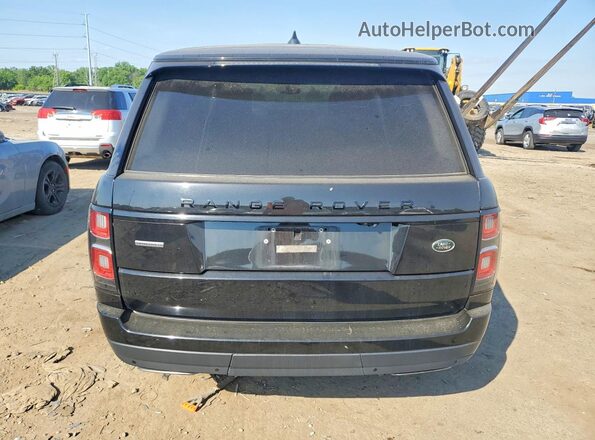 SALGS2RE6KA520938 2019 LAND ROVER RANGE Black Widok z tyłu