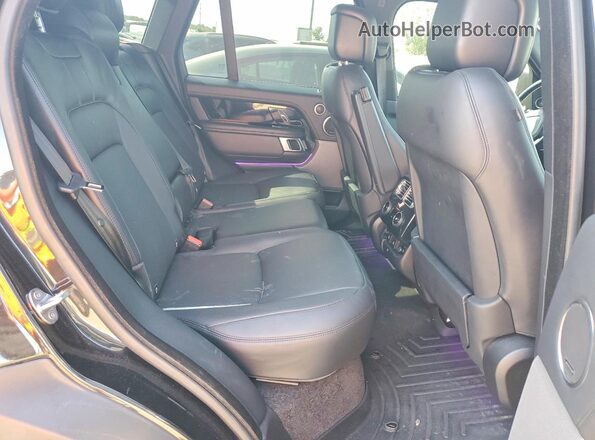SALGS2RE6KA520938 2019 LAND ROVER RANGE Black Widok wnętrza z tyłu