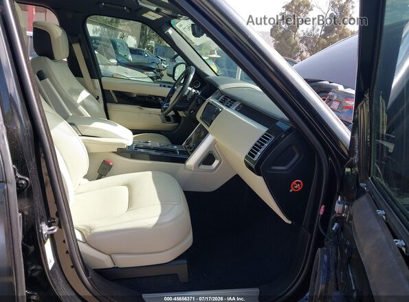 SALGS2RK3KA531028 2019 LAND ROVER RANGE ROVER Черный Вид салона спереди