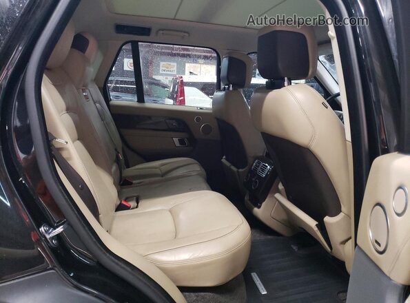 SALGS2RKXJA381997 2018 LAND ROVER RANGE Black Սալոնի հետևի տեսք