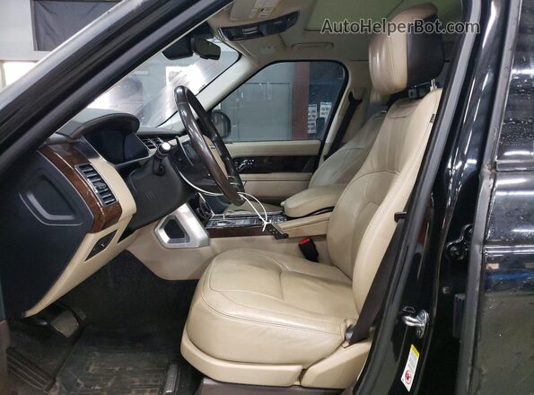 SALGS2RKXJA381997 2018 LAND ROVER RANGE Black Սալոնի դիմացի տեսք