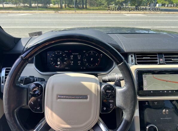 SALGS2RKXLA595469 2020 LAND ROVER RANGE Gray Widok wnętrza z przodu