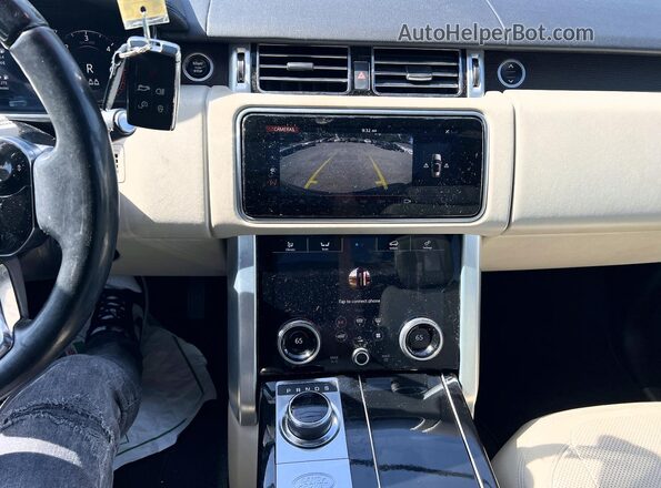 SALGS2RKXLA595469 2020 LAND ROVER RANGE Gray Widok tylnych siedzeń