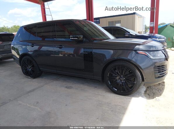SALGS2RU3MA435114 2021 LAND ROVER RANGE ROVER Gray Widok wnętrza z tyłu