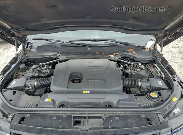 SALGS2RU5MA420369 2021 LAND ROVER RANGE Blue Vista del compartimento del motor