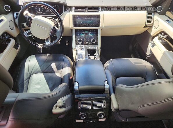 SALGS2RU5MA429881 2021 LAND ROVER RANGE Gray Առջևի վահանակի տեսք