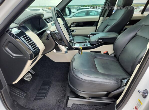 SALGS2RU5MA452917 2021 LAND ROVER RANGE White Вид салону спереду