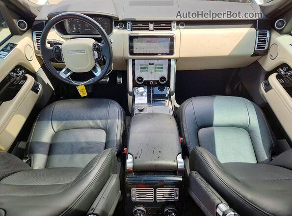 SALGS2RU5MA452917 2021 LAND ROVER RANGE White Вид панелі приладів