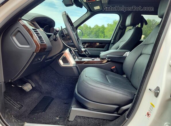 SALGS2RU6LA402929 2020 LAND ROVER RANGE White Вид салону спереду
