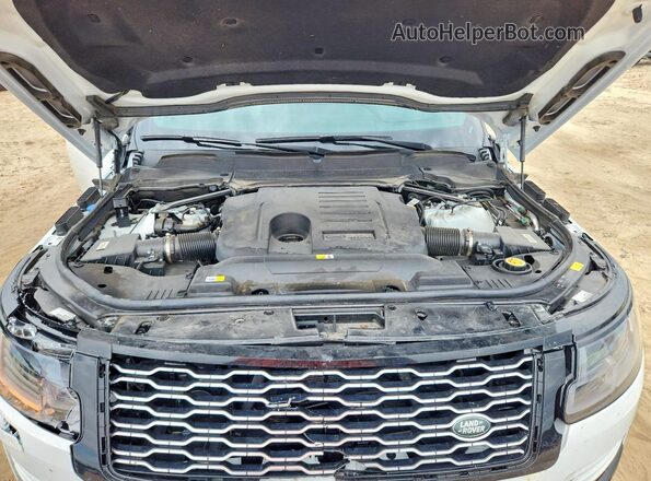 SALGS2RU6LA402929 2020 LAND ROVER RANGE White Вид підкапотного простору