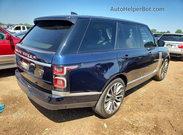 SALGS2RU9NA464151 2022 LAND ROVER RANGE Синий Задняя правая четверть