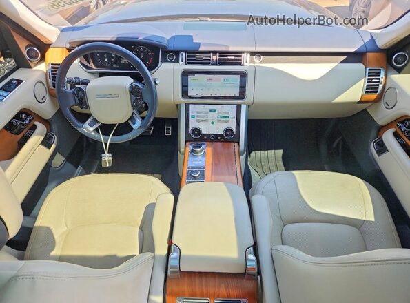 SALGS2RU9NA464151 2022 LAND ROVER RANGE Синий Вид панели приборов