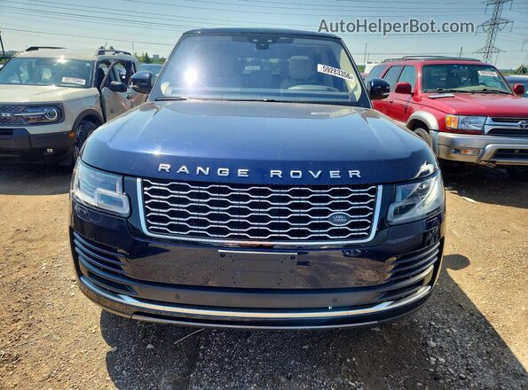 SALGS2RU9NA464151 2022 LAND ROVER RANGE Синий Вид спереди
