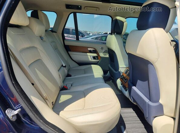 SALGS2RU9NA464151 2022 LAND ROVER RANGE Синий Вид задних сидений
