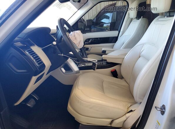 SALGS2RUXNA470766 2022 LAND ROVER RANGE Белый Вид салона спереди