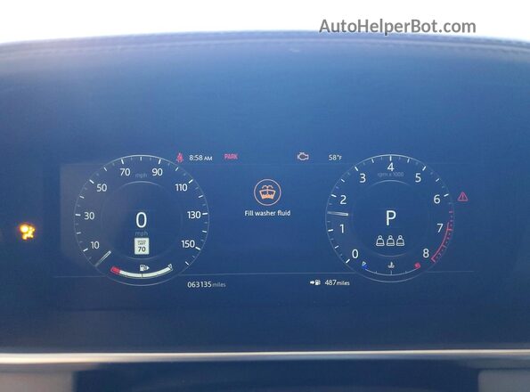 SALGS2RUXNA470766 2022 LAND ROVER RANGE Белый Вид щитка приборов