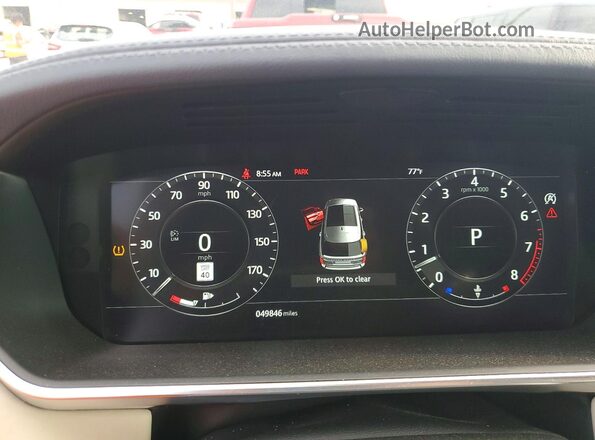 SALGS2SE1NA466317 2022 LAND ROVER RANGE White Սարքավորումների վահանակի տեսք