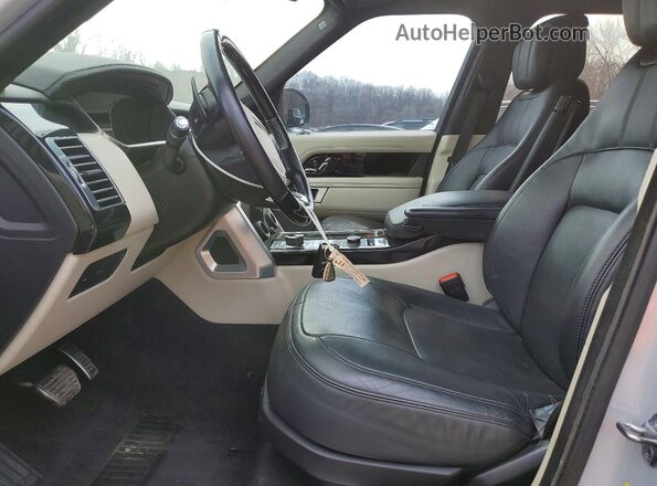 SALGS2SE2MA421367 2021 LAND ROVER RANGE Белый Вид салона спереди