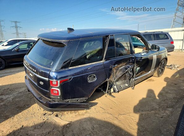 SALGS2SE4LA586741 2020 LAND ROVER RANGE Blue Trasero derecho
