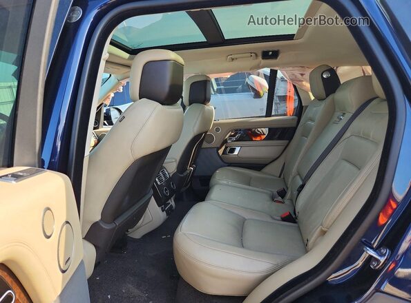 SALGS2SE4LA586741 2020 LAND ROVER RANGE Blue Vista de los asientos traseros