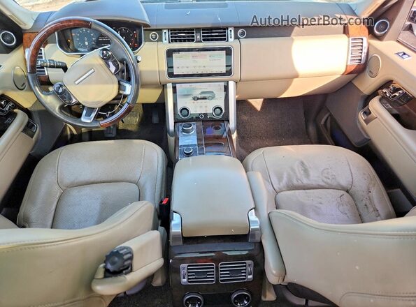 SALGS2SE4LA586741 2020 LAND ROVER RANGE Blue Vista del salpicadero
