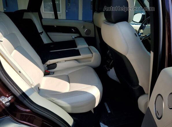 SALGS2SE4LA597965 2020 LAND ROVER RANGE Maroon Vista interior trasera