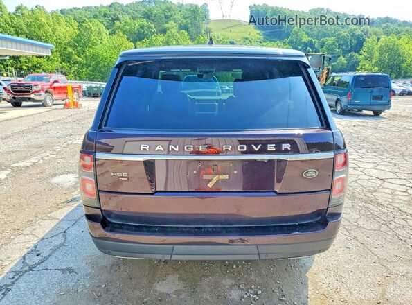 SALGS2SE4LA597965 2020 LAND ROVER RANGE Maroon Vista trasera