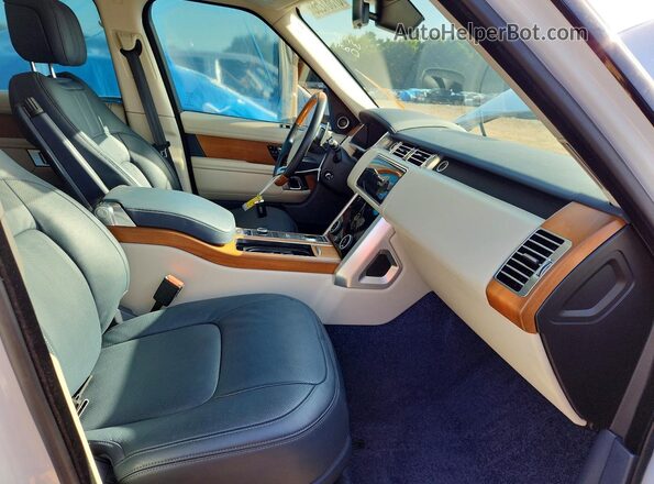 SALGS2SE4MA453740 2021 LAND ROVER RANGE White Вид салону спереду