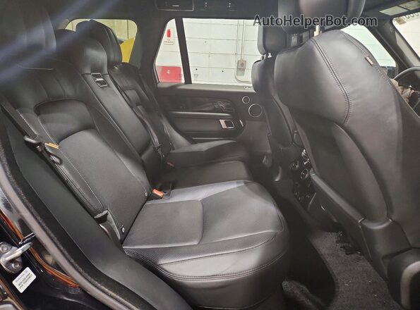 SALGS2SE6NA469147 2022 LAND ROVER RANGE Black Вид задньої частини салону