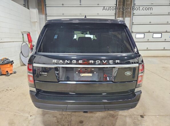 SALGS2SE6NA469147 2022 LAND ROVER RANGE Black Вид ззаду