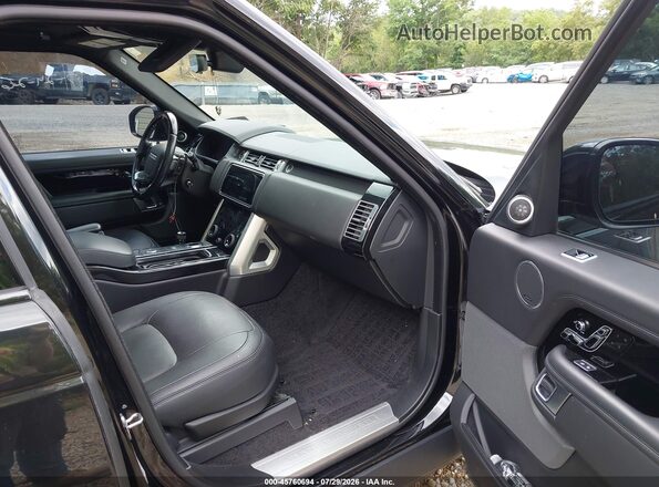 SALGS2SE7LA569268 2020 LAND ROVER RANGE ROVER Black Front interior view