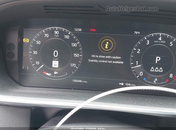 SALGS2SE7LA569268 2020 LAND ROVER RANGE ROVER Black 