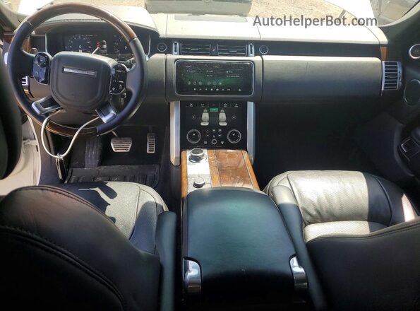 SALGS2SE9MA423746 2021 LAND ROVER RANGE White Vista del salpicadero