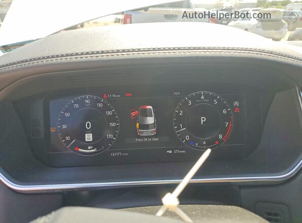 SALGS2SE9MA423746 2021 LAND ROVER RANGE White Vista del cuadro de instrumentos